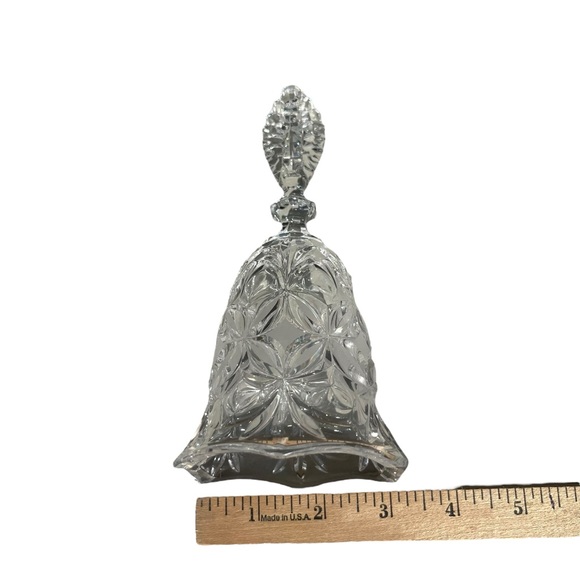 Vintage Made by Hofbauer of Germany Echt Bleikristall Lead Crystal 7.5 Inch Bell - Picture 8 of 8